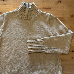 J. Crew Tan Cowl Neck Sweater